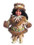 Smaller Native American* Dolls 7-22''